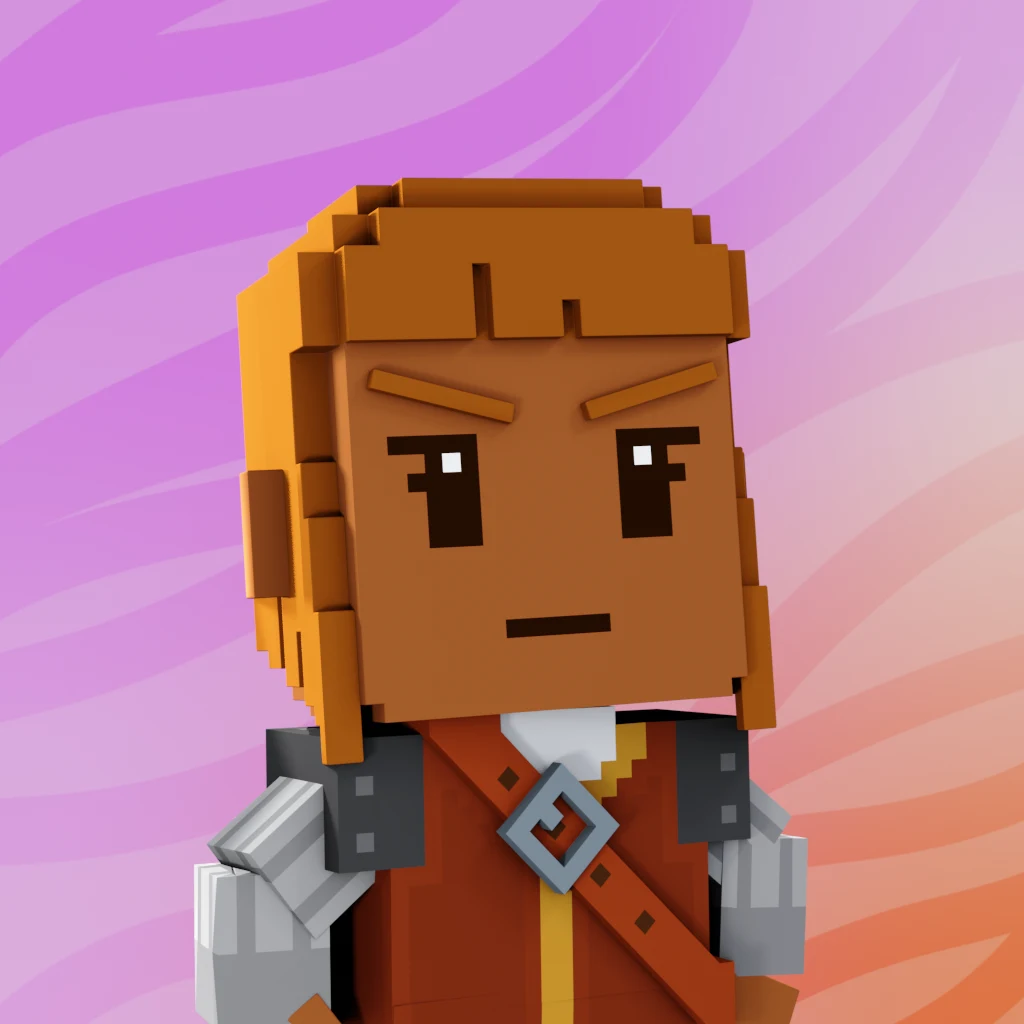 Pirate #6482 voxel render