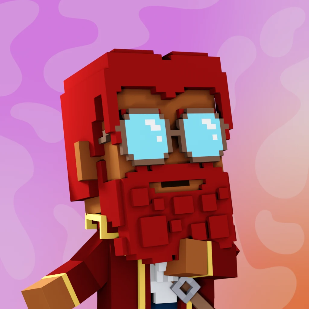 Pirate #6483 voxel render