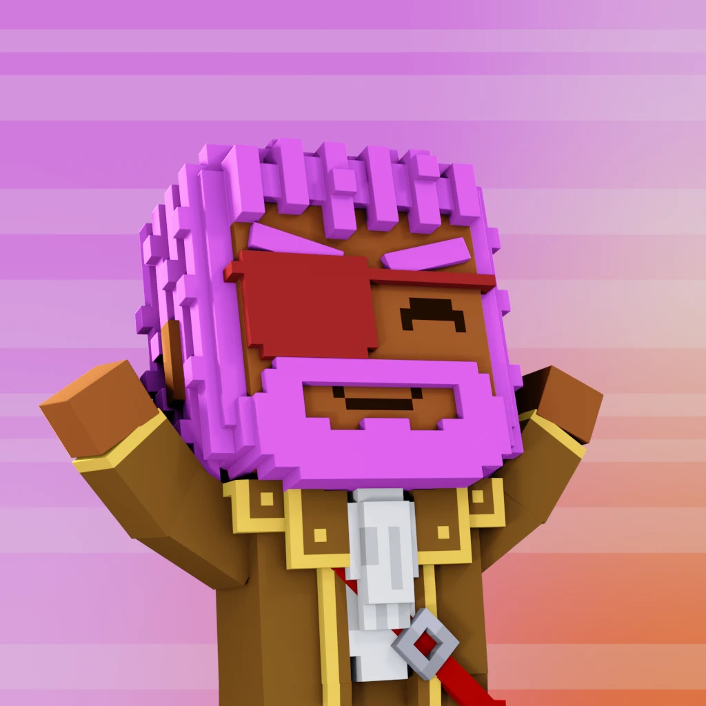 Pirate #6485 voxel render