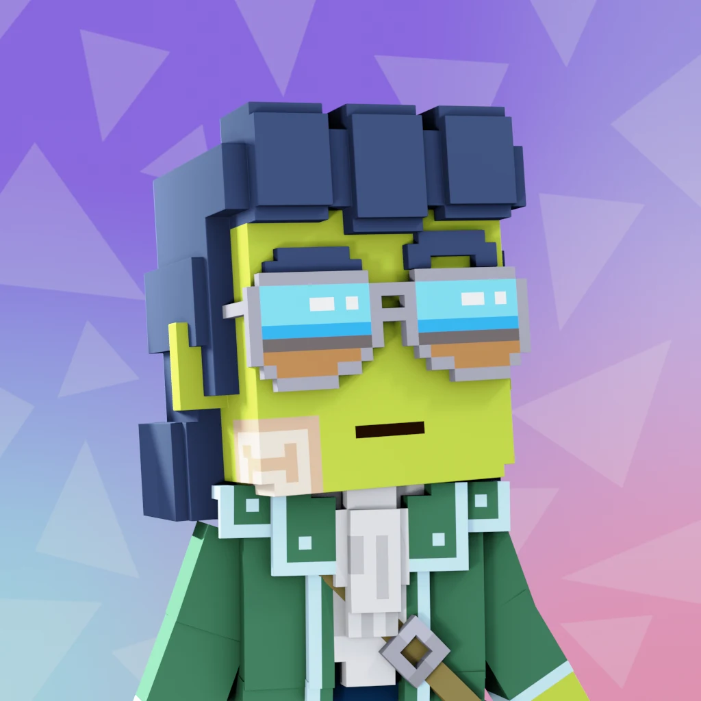 Pirate #6489 voxel render