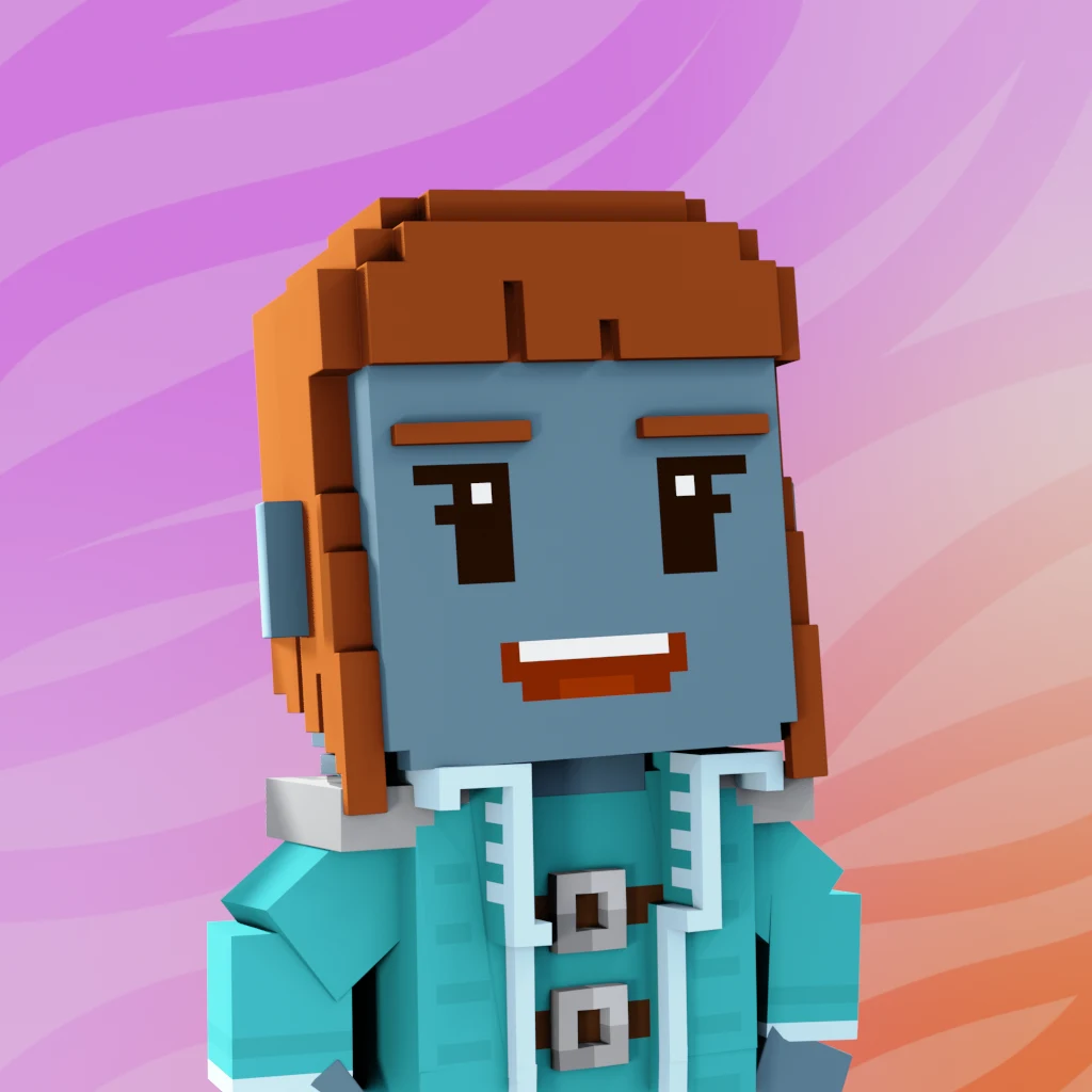 Pirate #649 voxel render