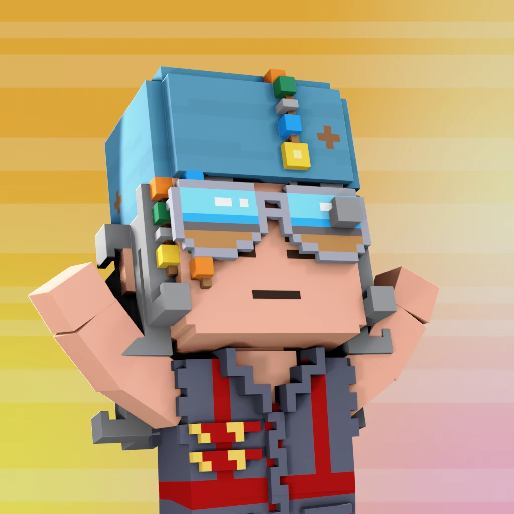 Pirate #6490 voxel render