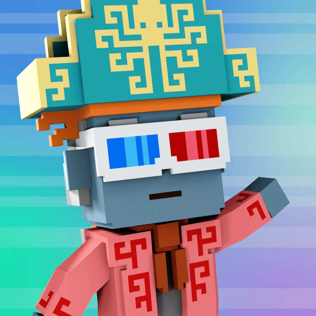 Pirate #6491 voxel render