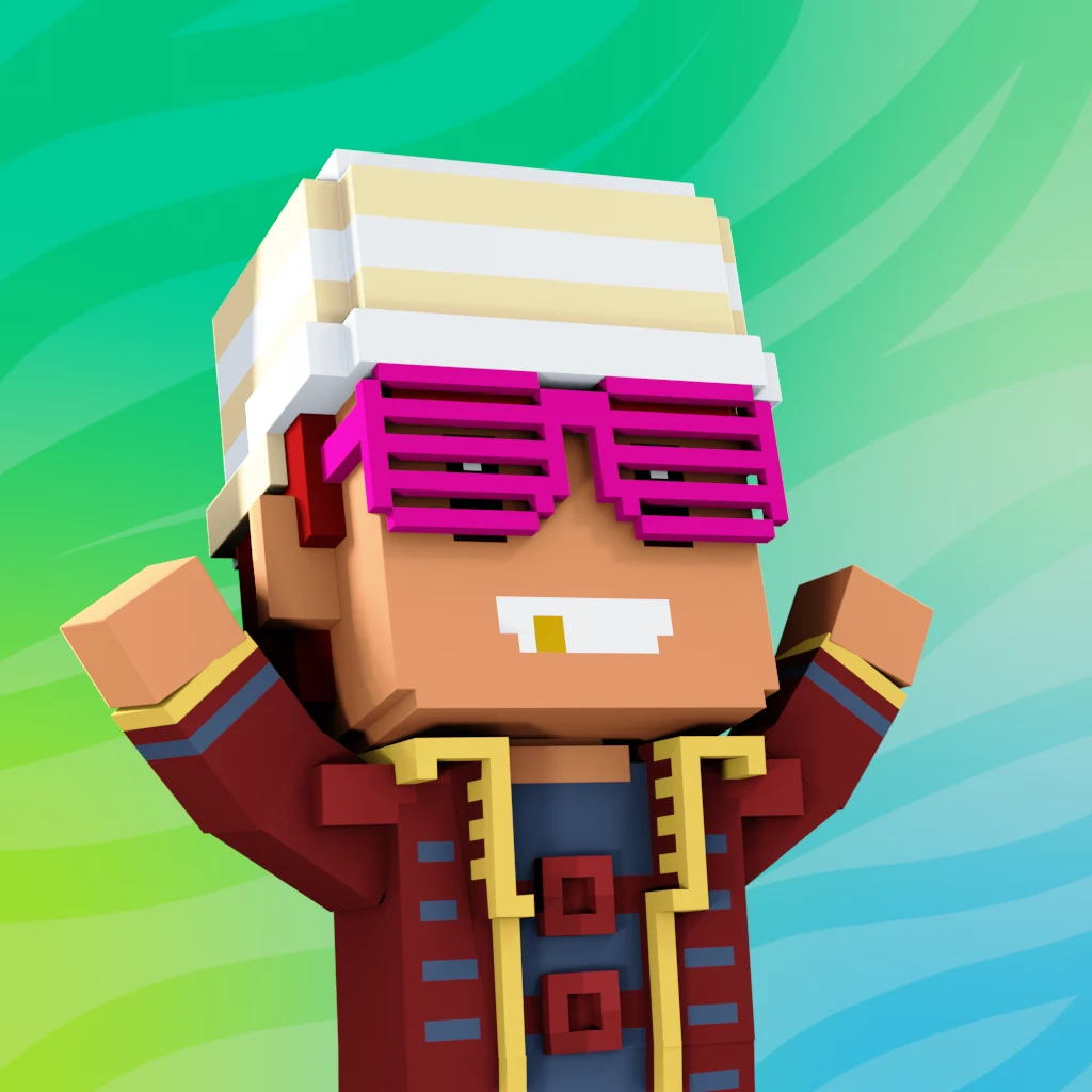 Pirate #6492 voxel render