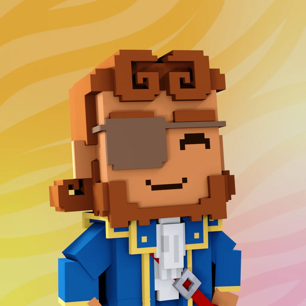 Pirate #6494 voxel render