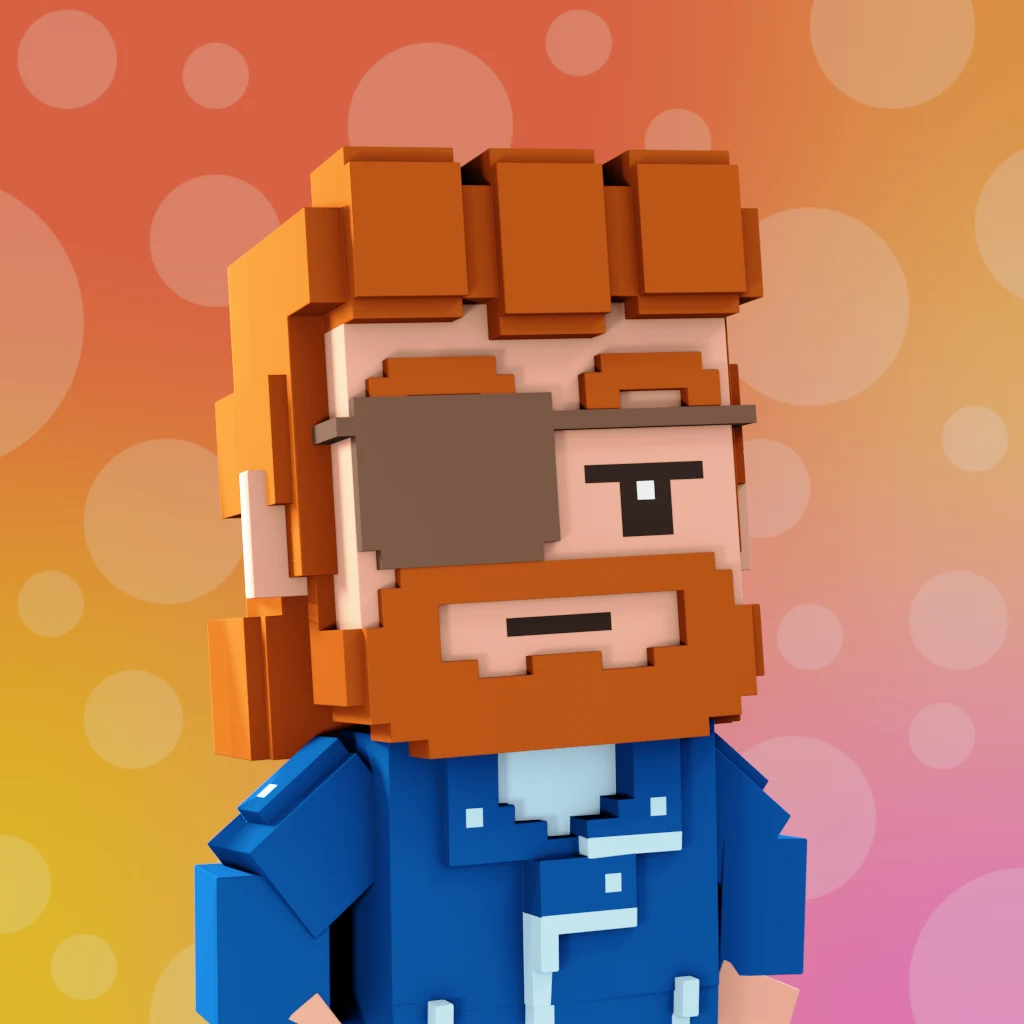 Pirate #6496 voxel render