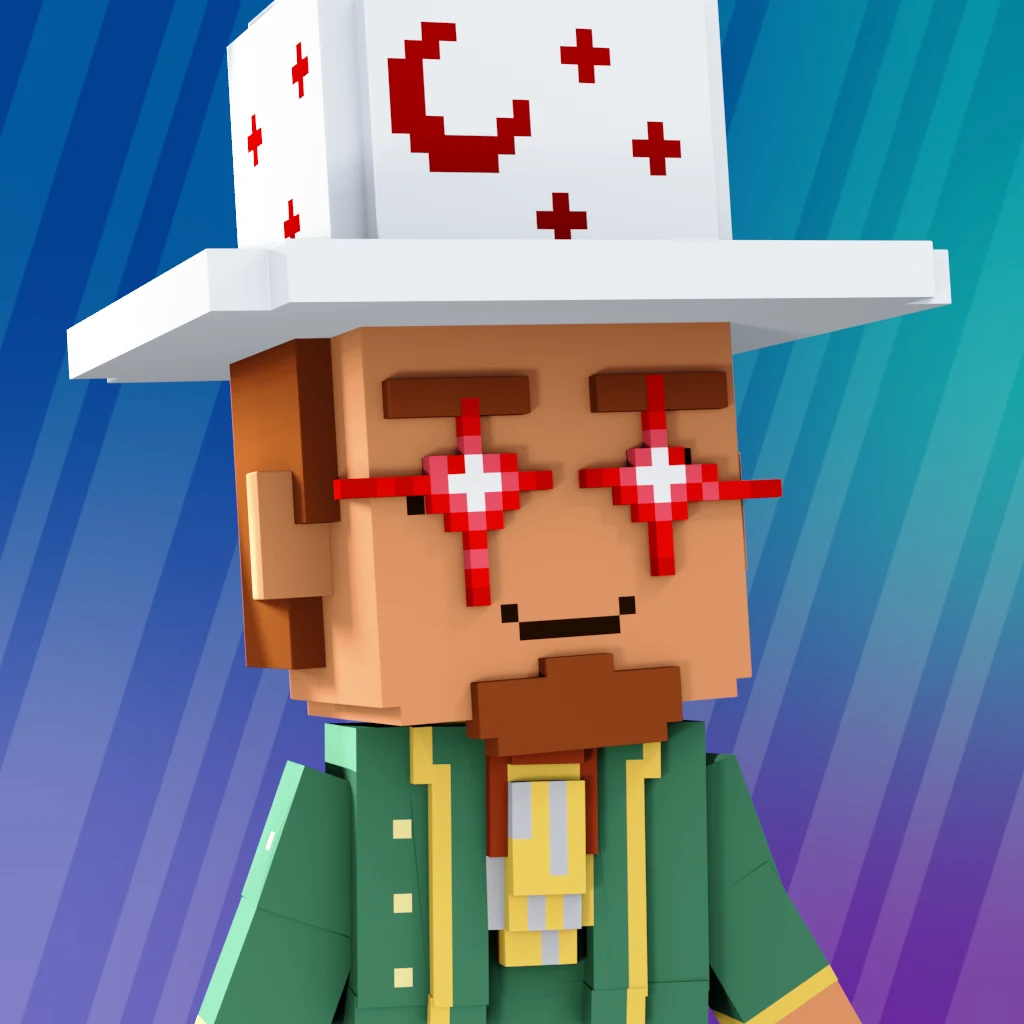 Pirate #6497 voxel render