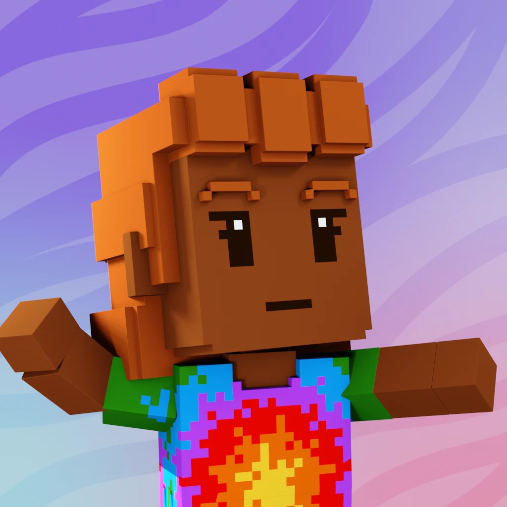 Pirate #6498 voxel render