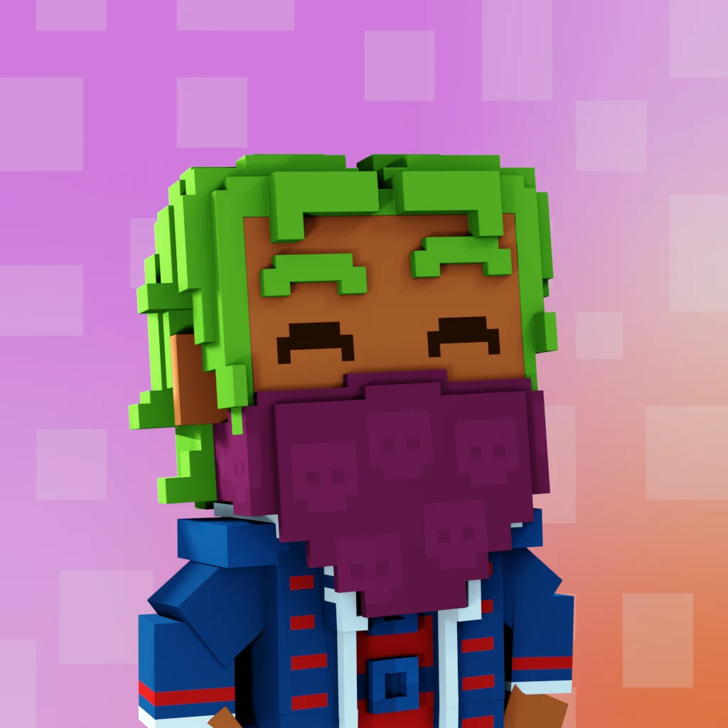 Pirate #6499 voxel render