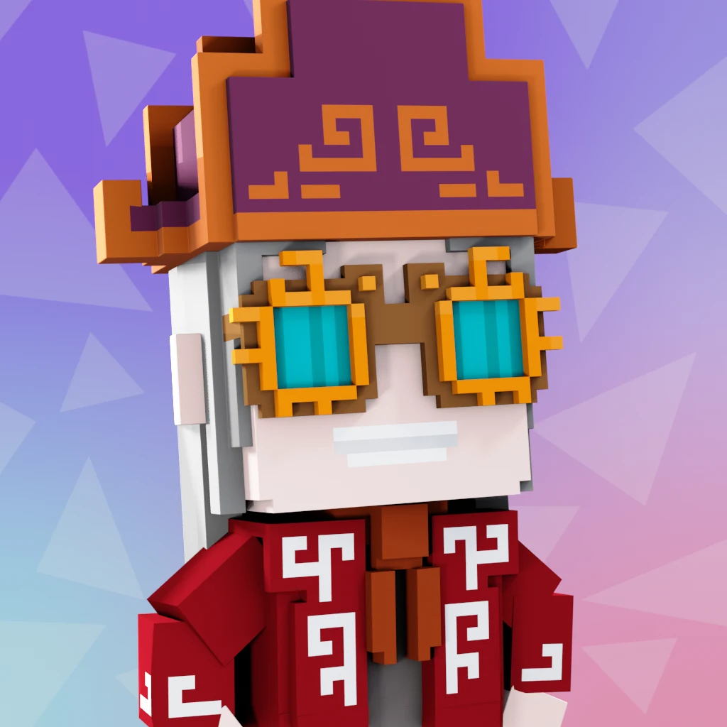 Pirate #65 voxel render