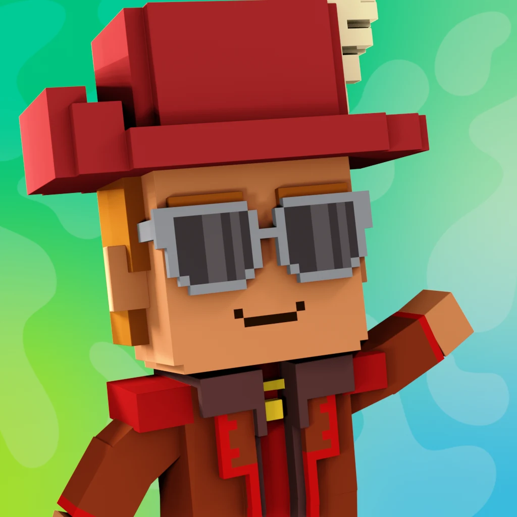 Pirate #6501 voxel render