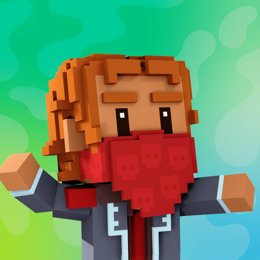 Pirate #6502 voxel render