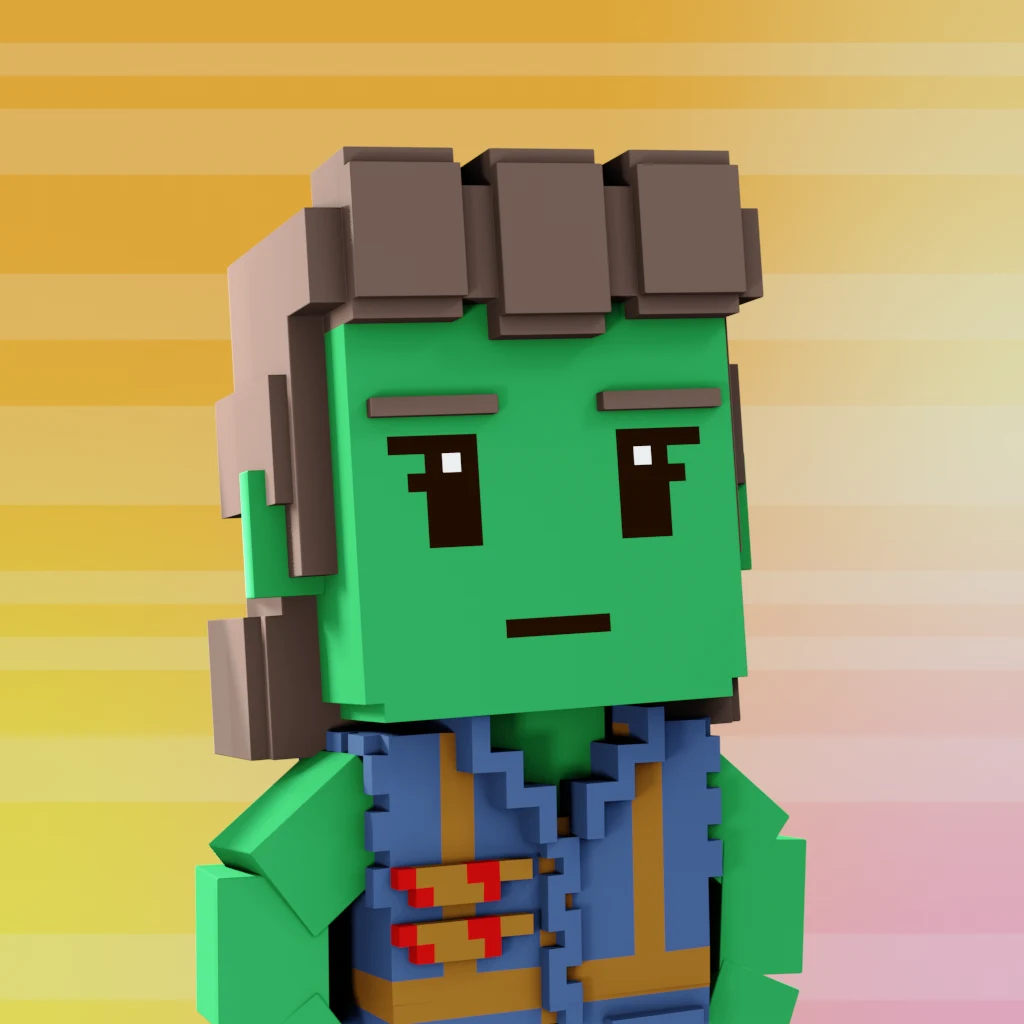 Pirate #6503 voxel render