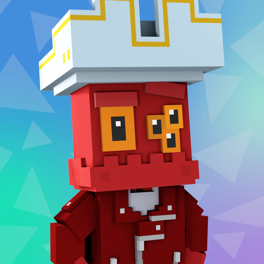 Pirate #6505 voxel render