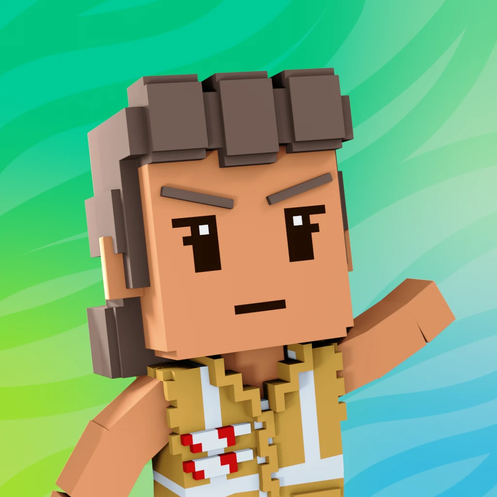 Pirate #6506 voxel render