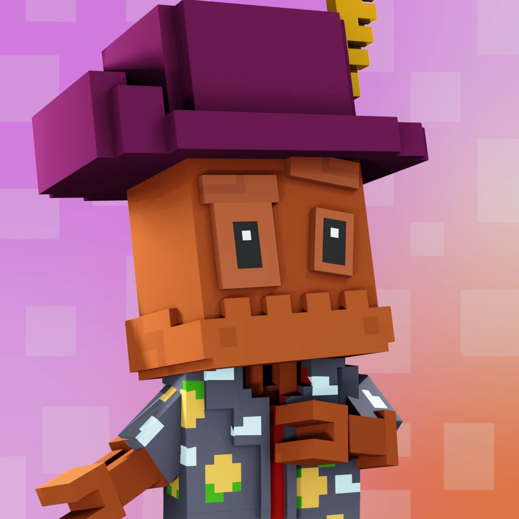 Pirate #6508 voxel render