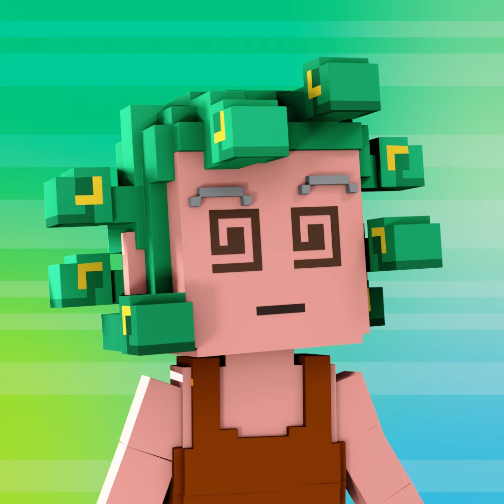 Pirate #6509 voxel render