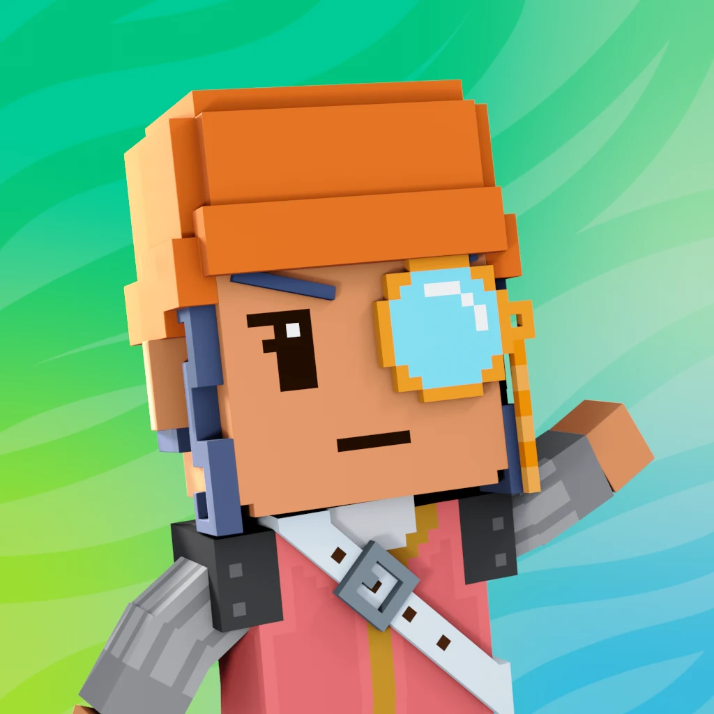 Pirate #651 voxel render