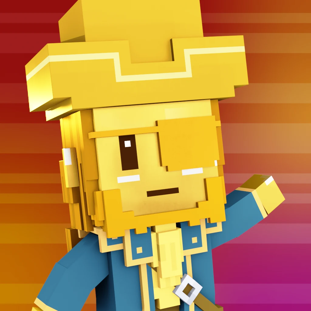 Pirate #6510 voxel render
