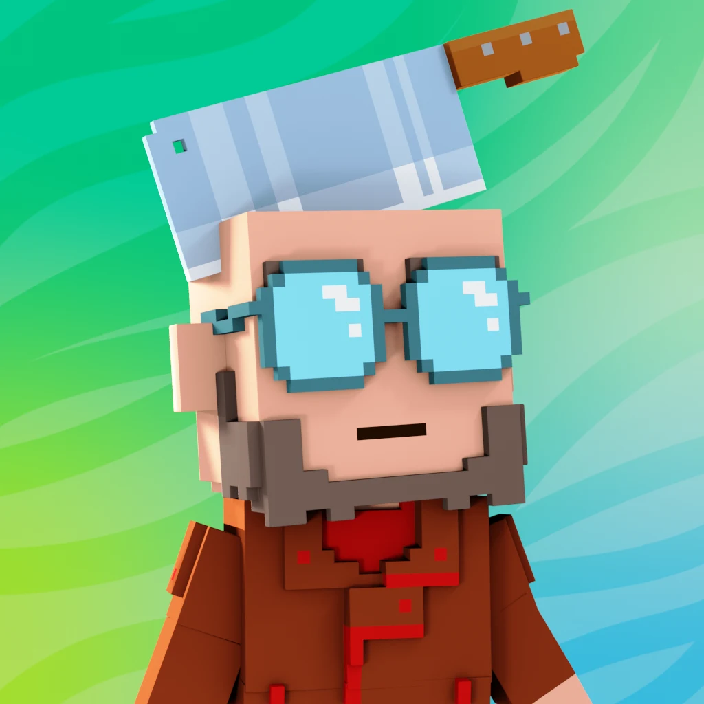 Pirate #6512 voxel render
