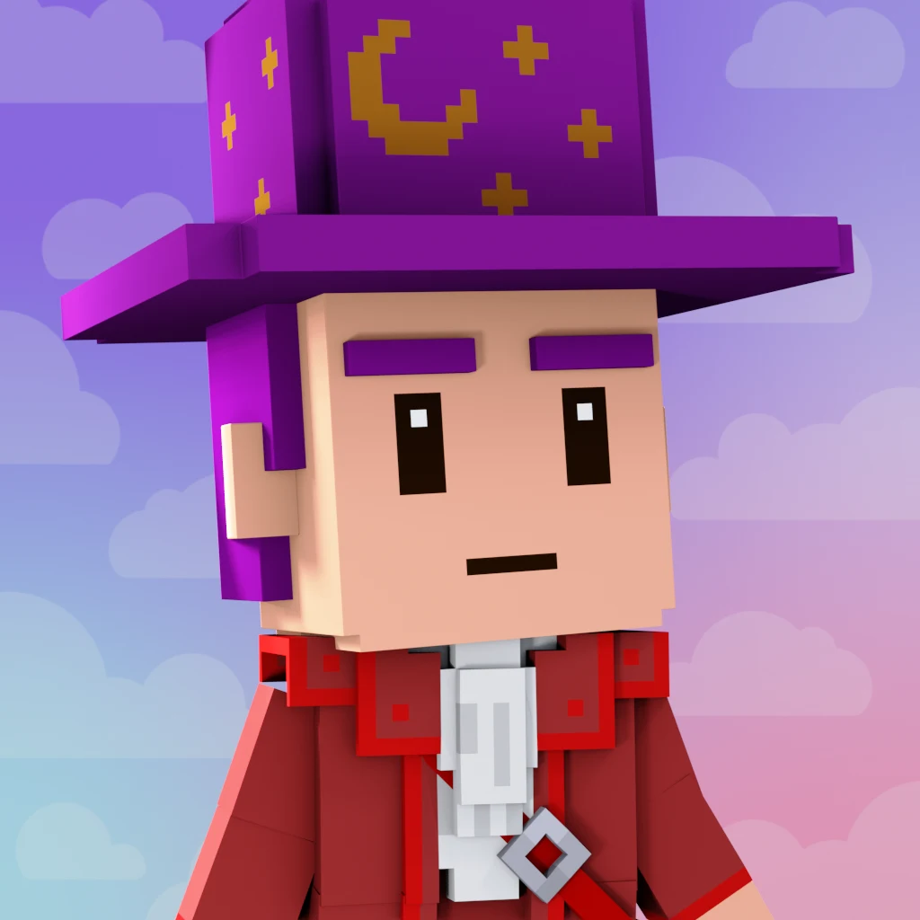 Pirate #6518 voxel render
