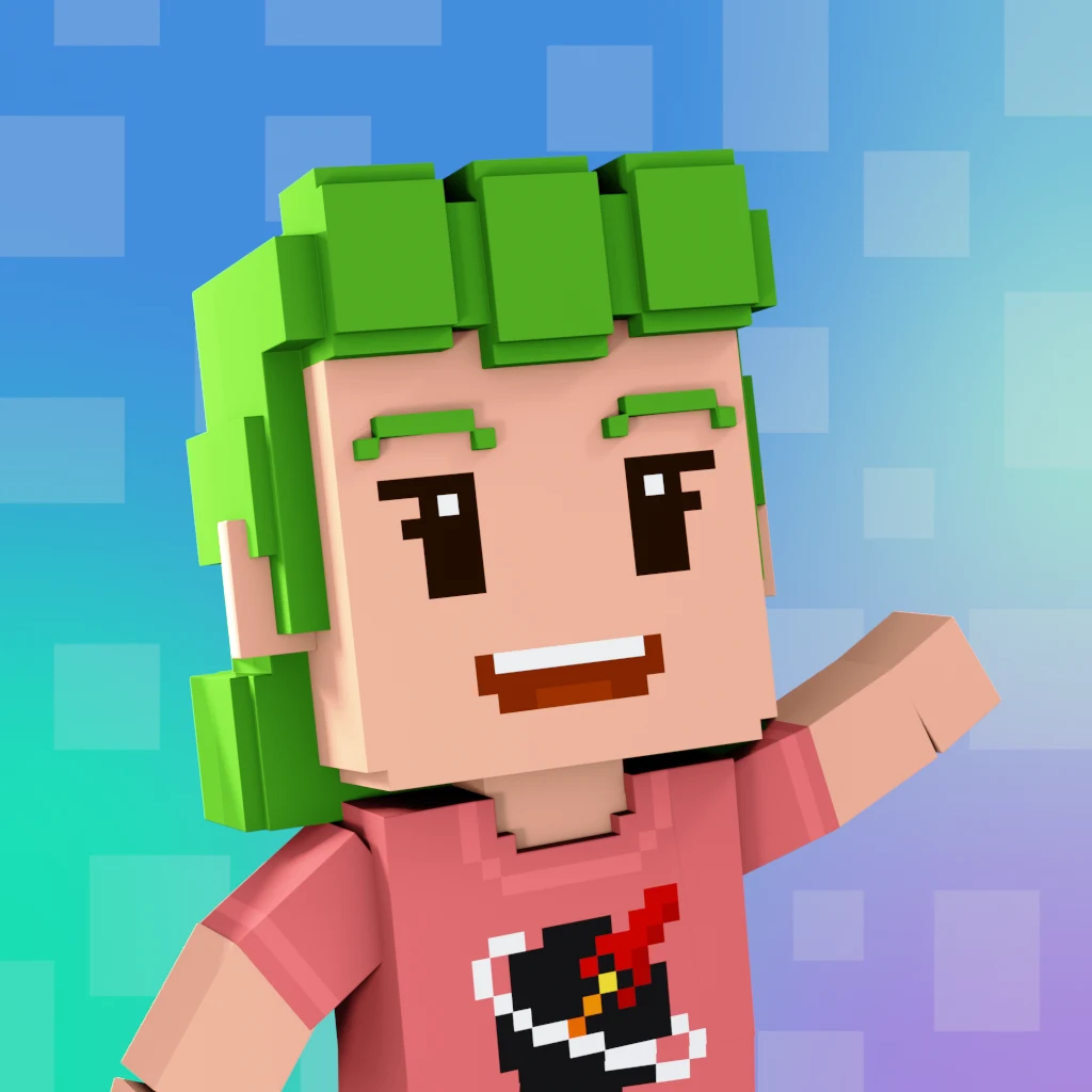 Pirate #6519 voxel render