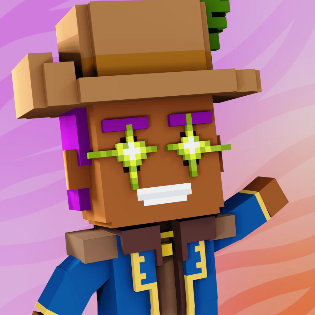 Pirate #652 voxel render