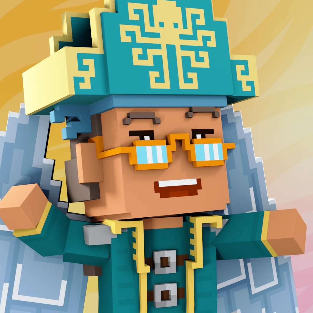 Pirate #6524 voxel render