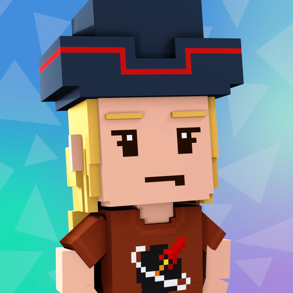 Pirate #6528 voxel render