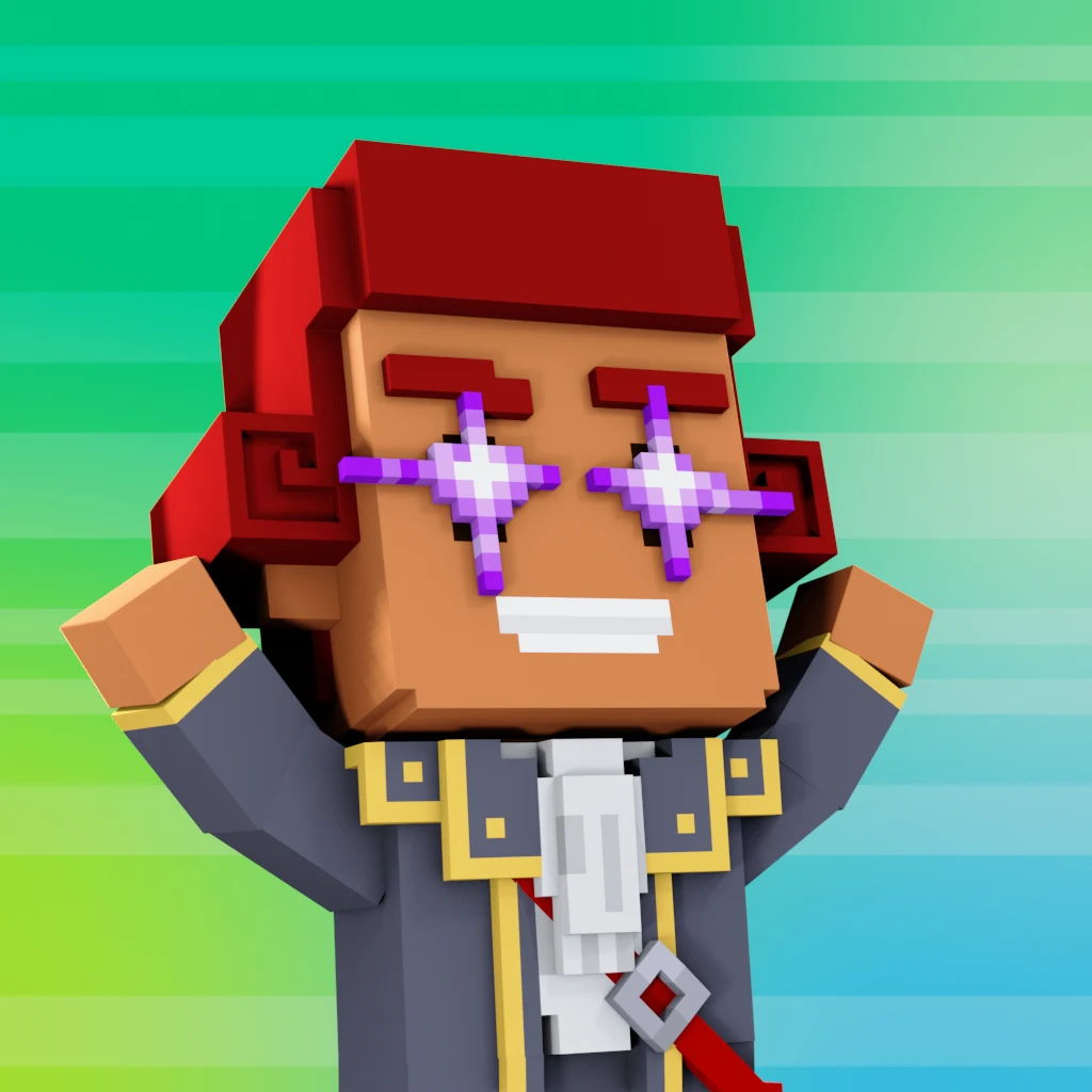 Pirate #653 voxel render