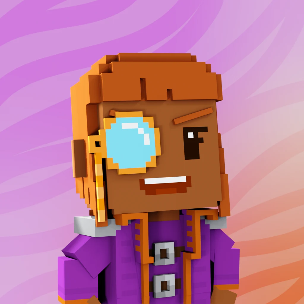 Pirate #6530 voxel render
