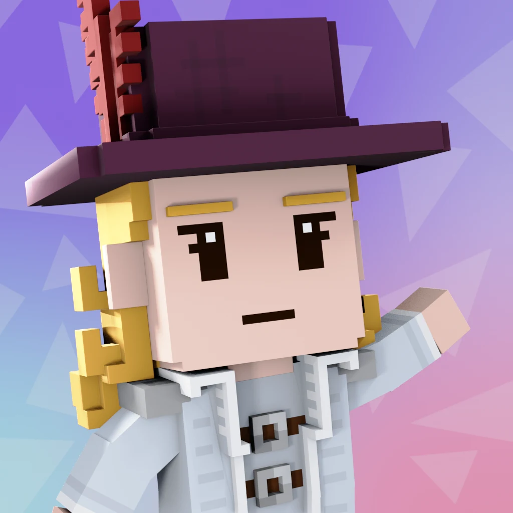 Pirate #6533 voxel render