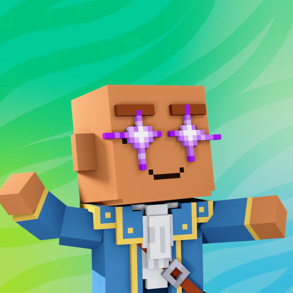 Pirate #6536 voxel render