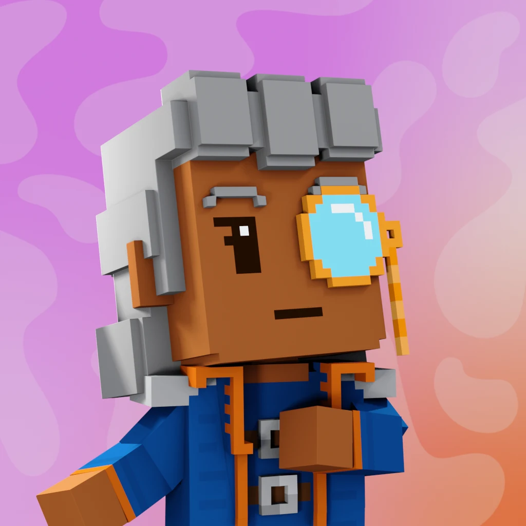 Pirate #6538 voxel render