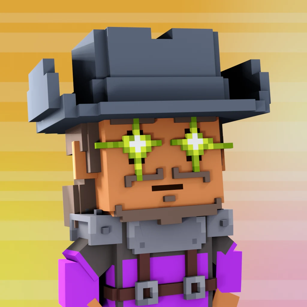 Pirate #6539 voxel render