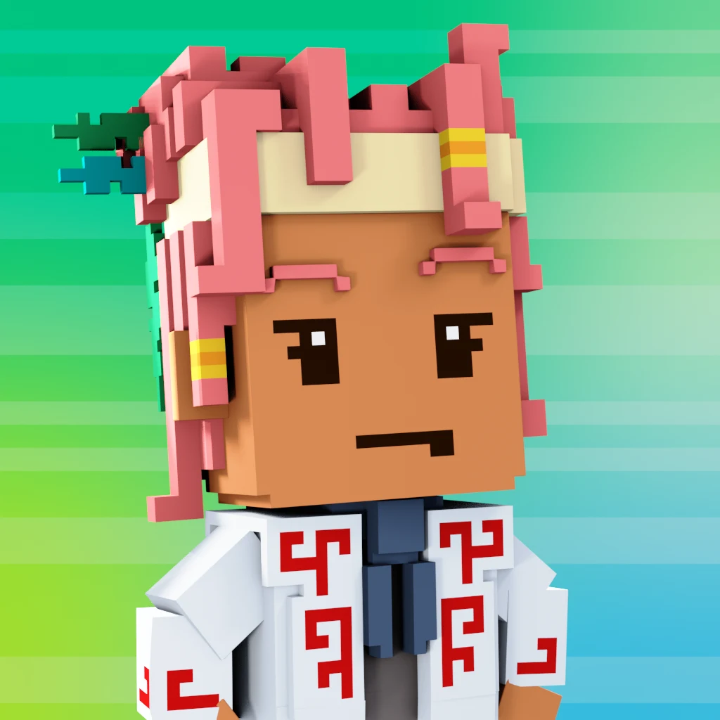 Pirate #6540 voxel render