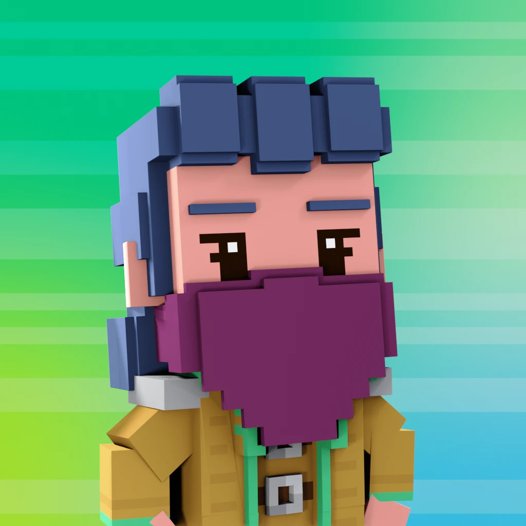 Pirate #6542 voxel render