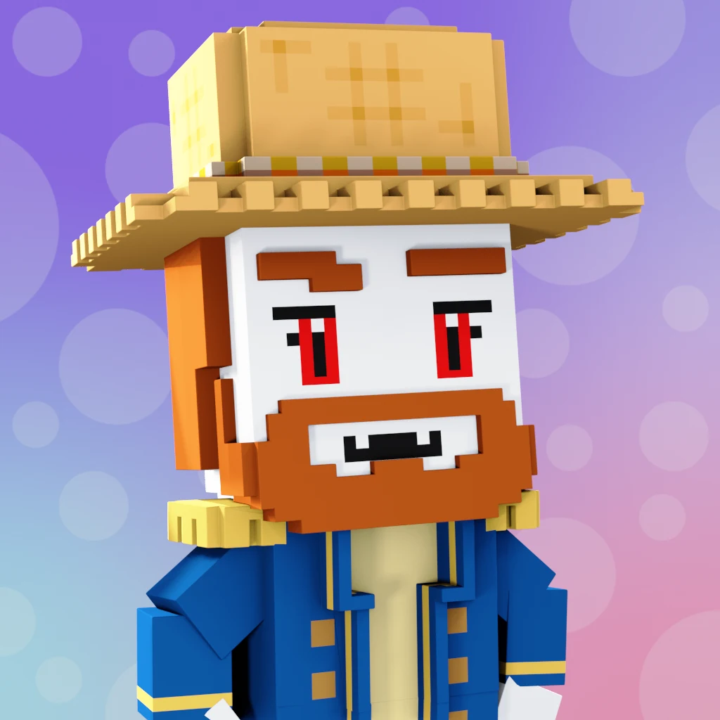 Pirate #6543 voxel render