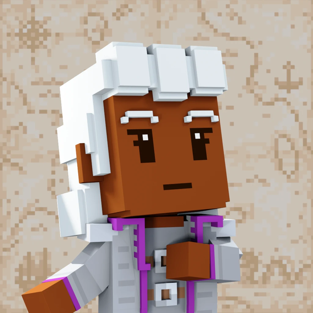 Pirate #6547 voxel render
