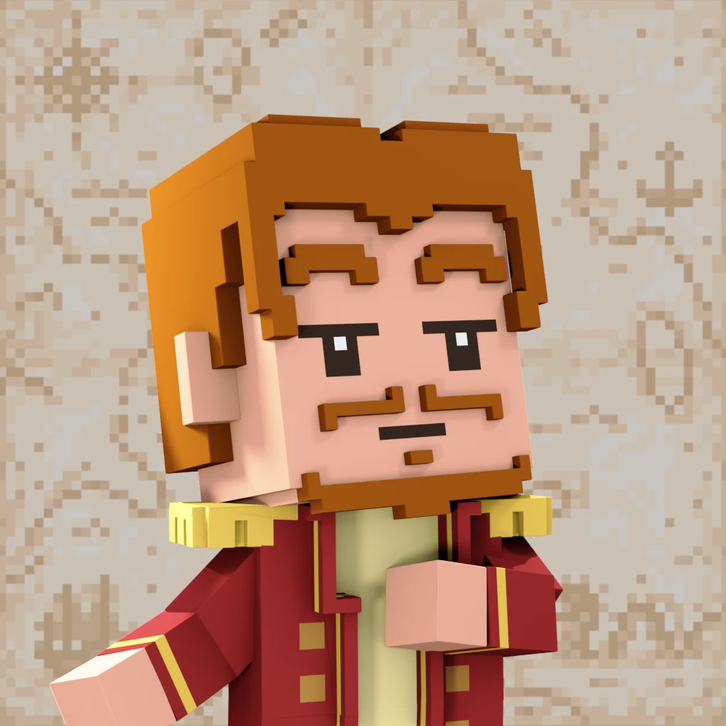 Pirate #6548 voxel render