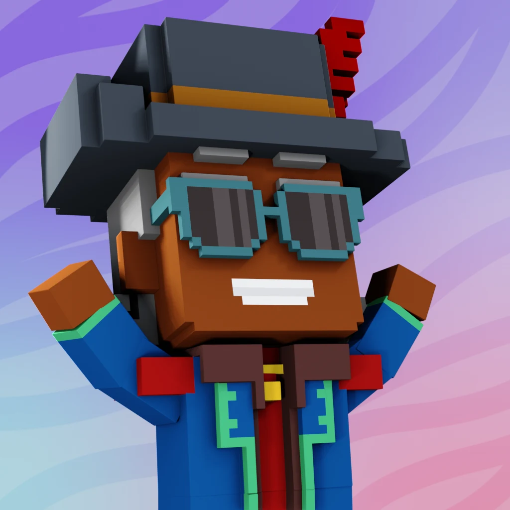 Pirate #655 voxel render