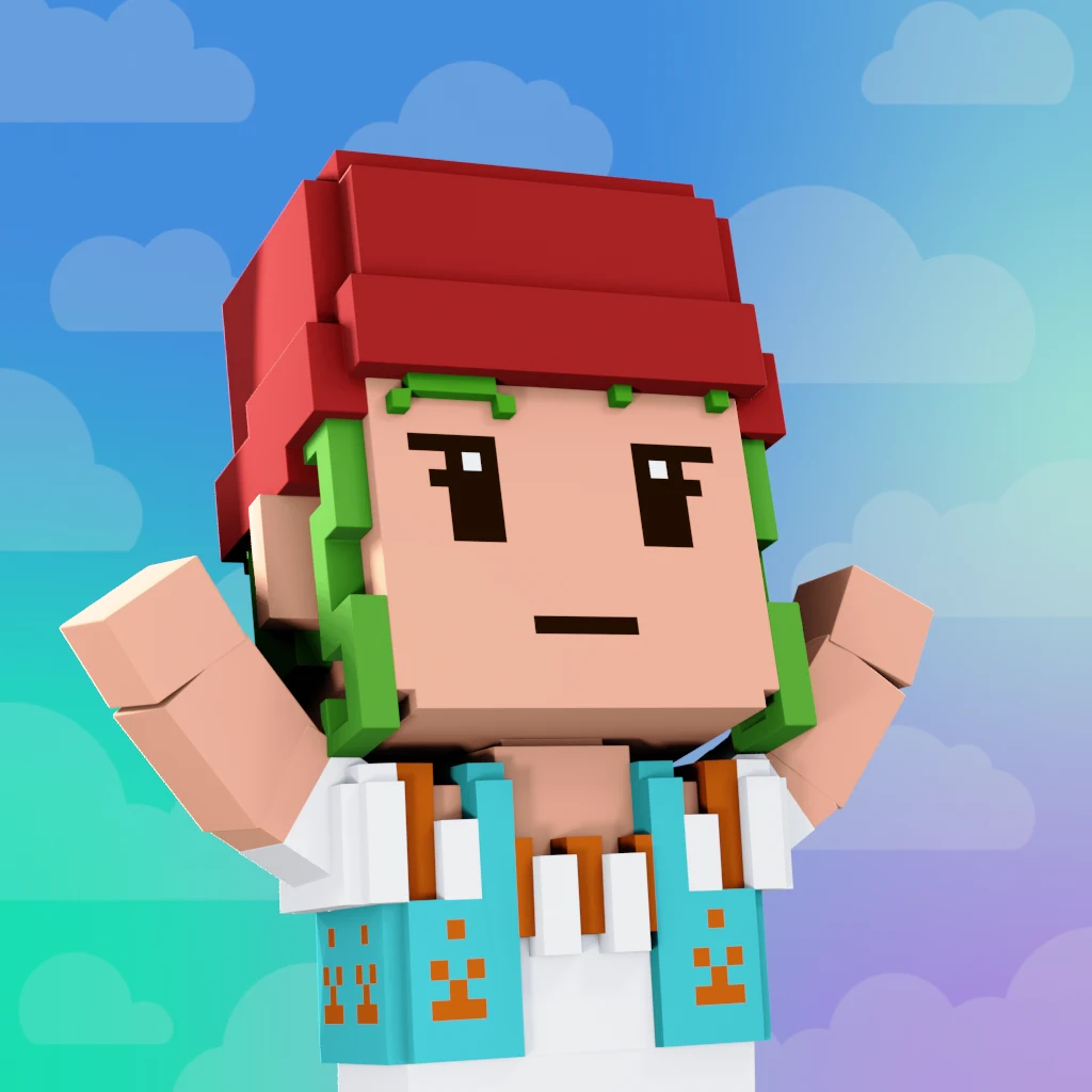 Pirate #6553 voxel render