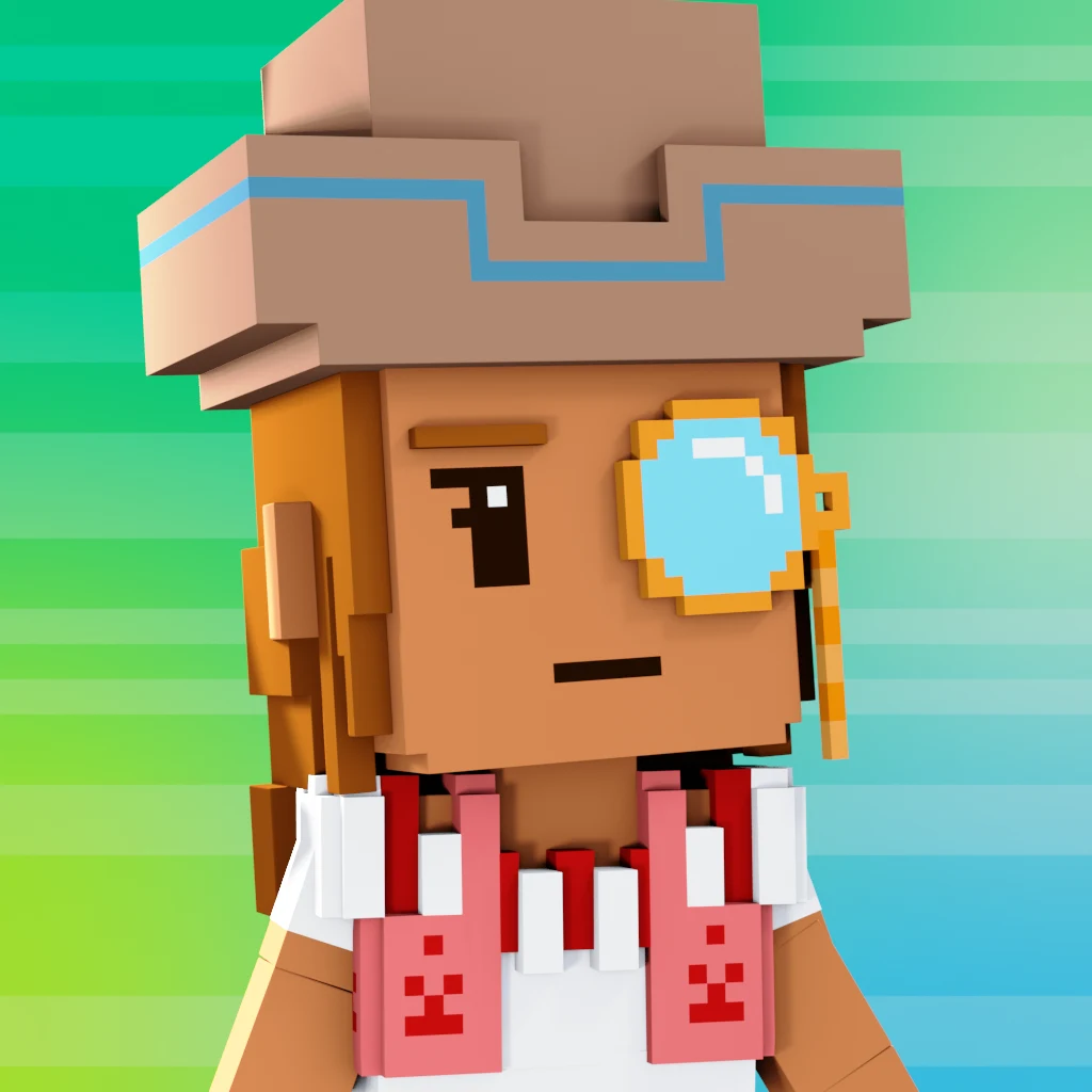 Pirate #6554 voxel render