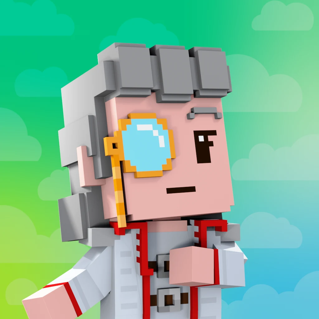 Pirate #6555 voxel render