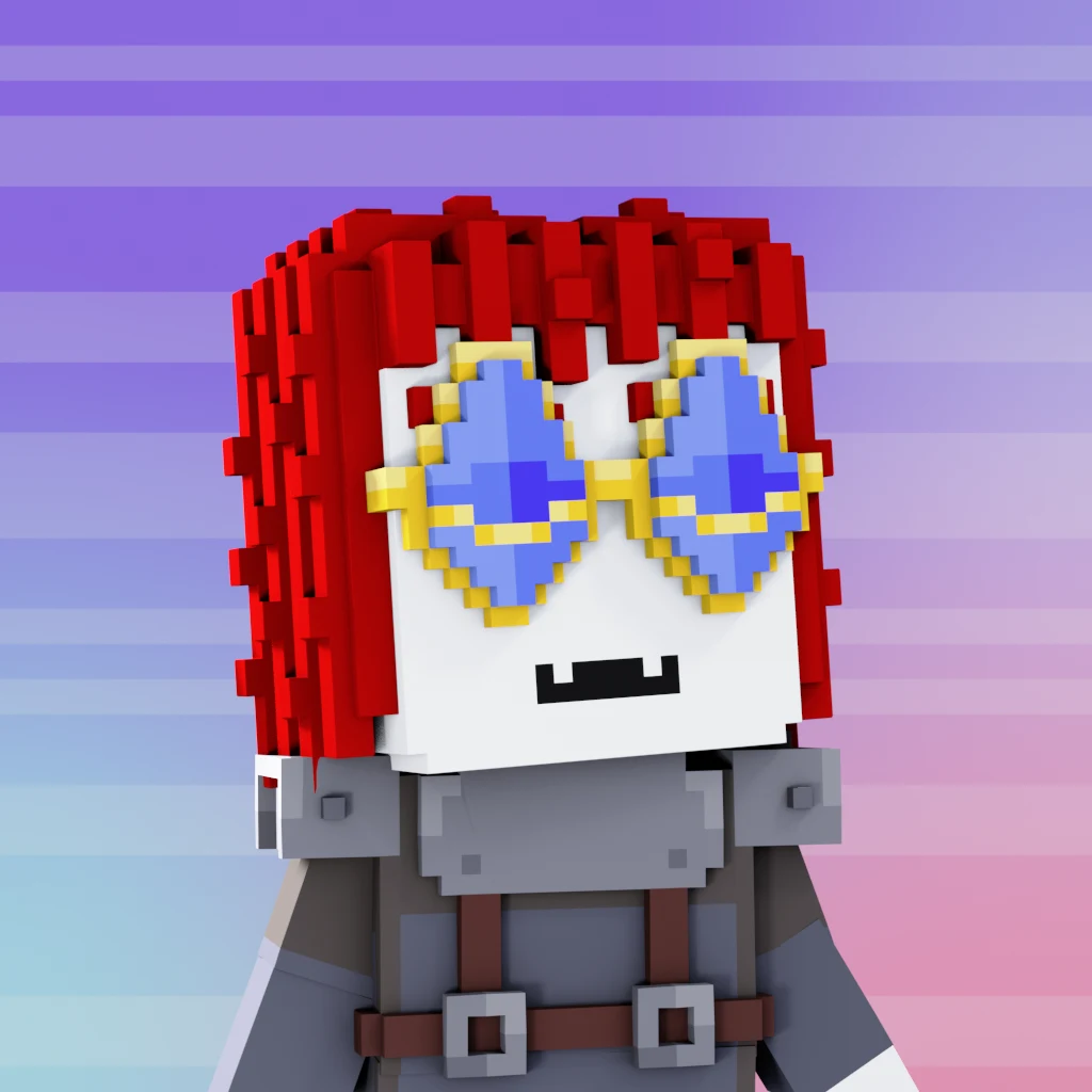 Pirate #6557 voxel render