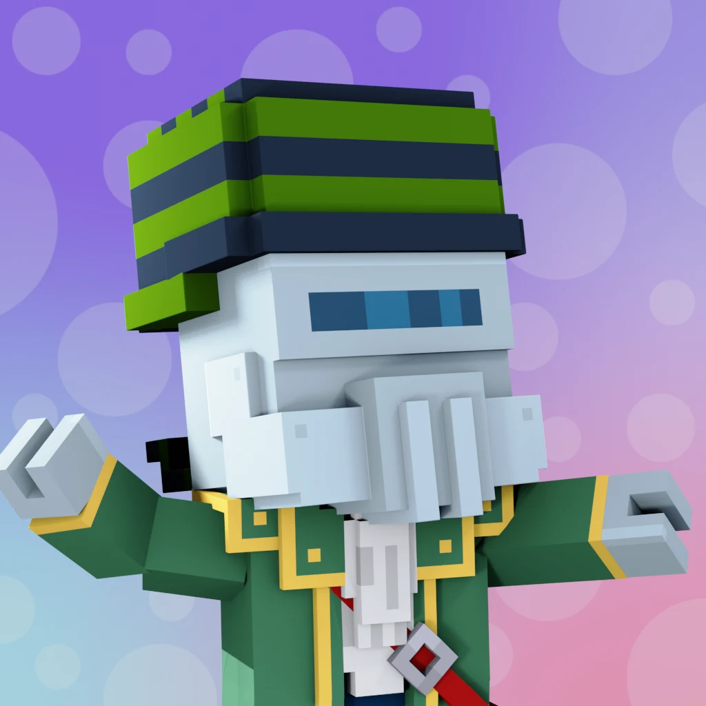 Pirate #6559 voxel render