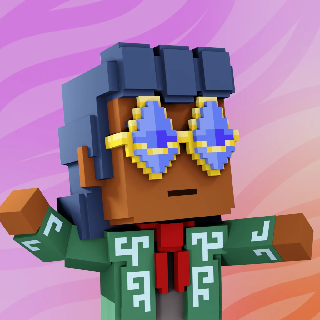 Pirate #6561 voxel render