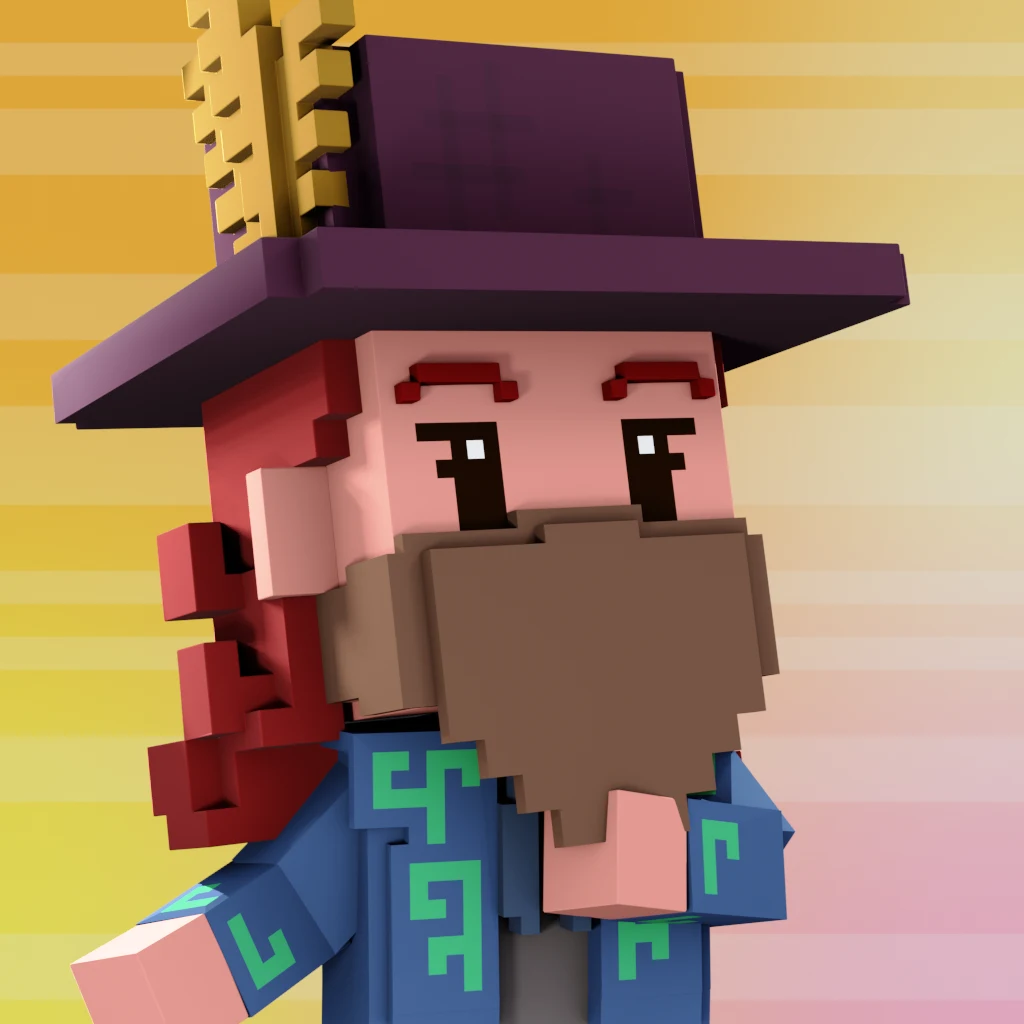 Pirate #6562 voxel render