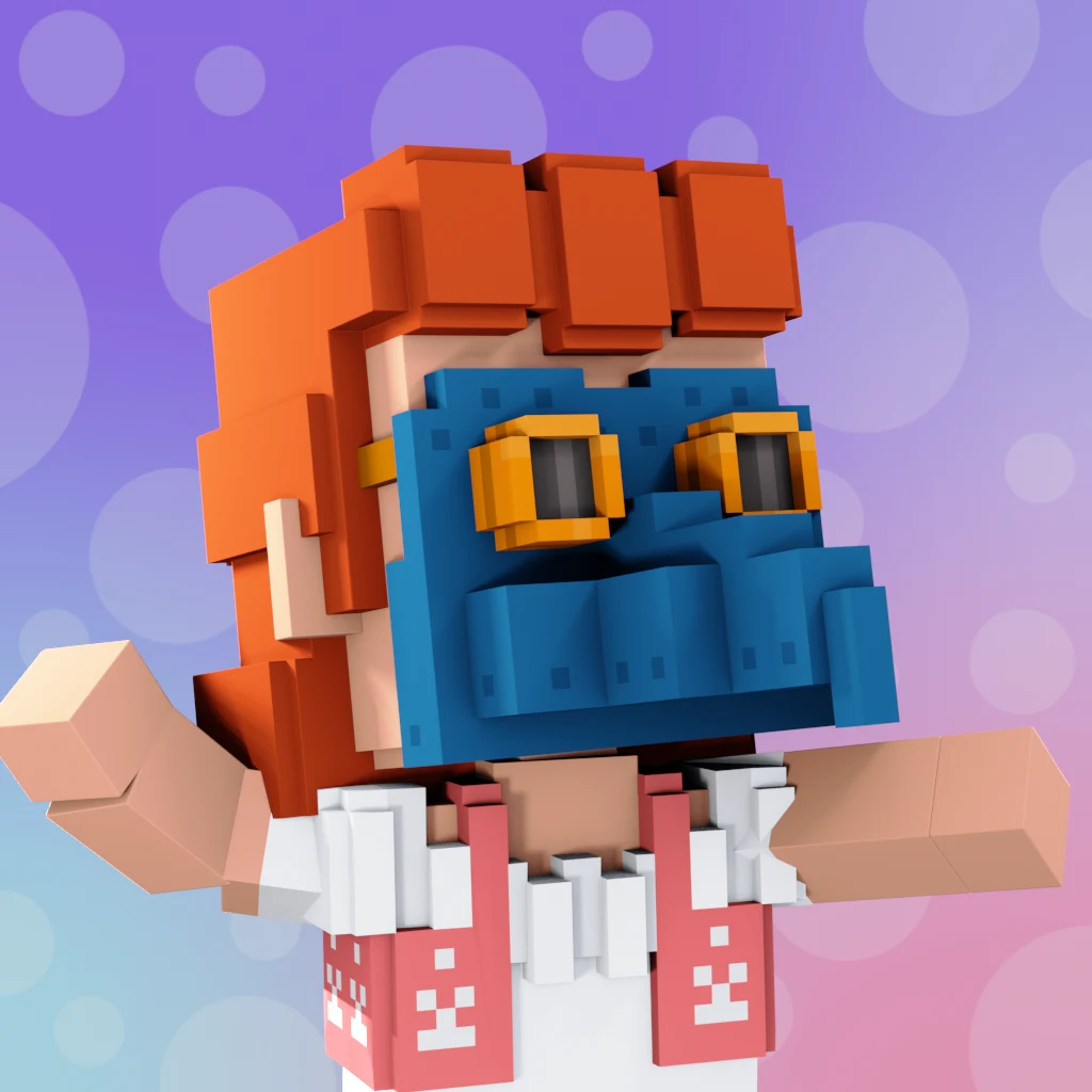 Pirate #6563 voxel render