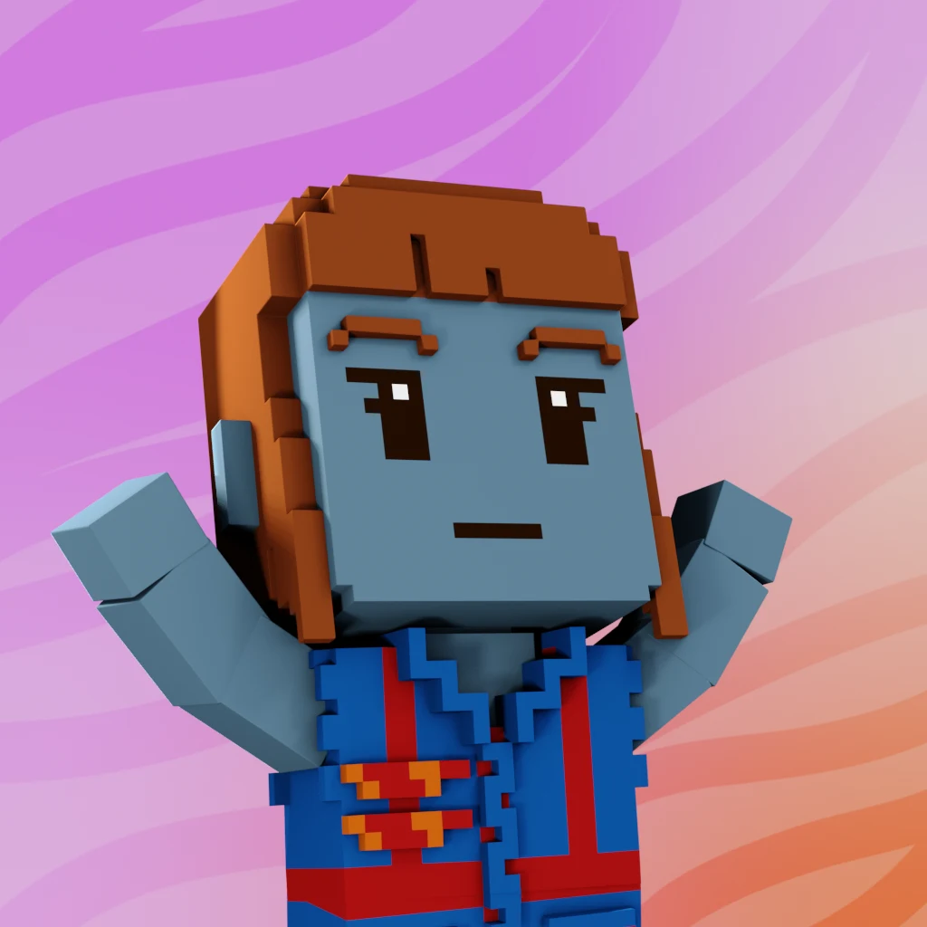 Pirate #6569 voxel render